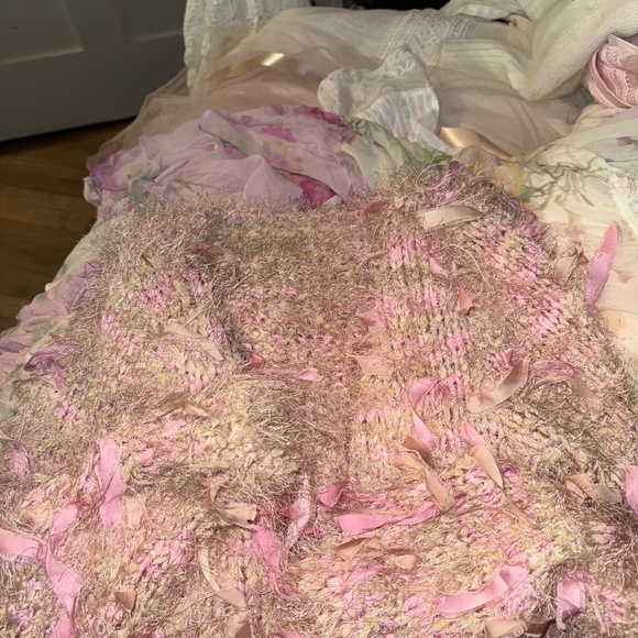 Loveshackfancy Hand Made Carol Cardigan Size Large - Picture 6 of 10